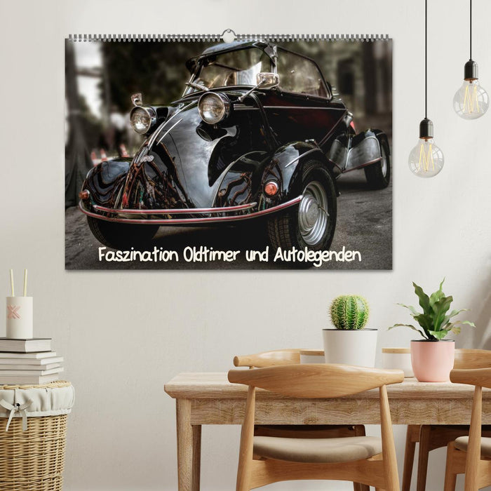Faszination Oldtimer und Autolegenden (CALVENDO Wandkalender 2026)