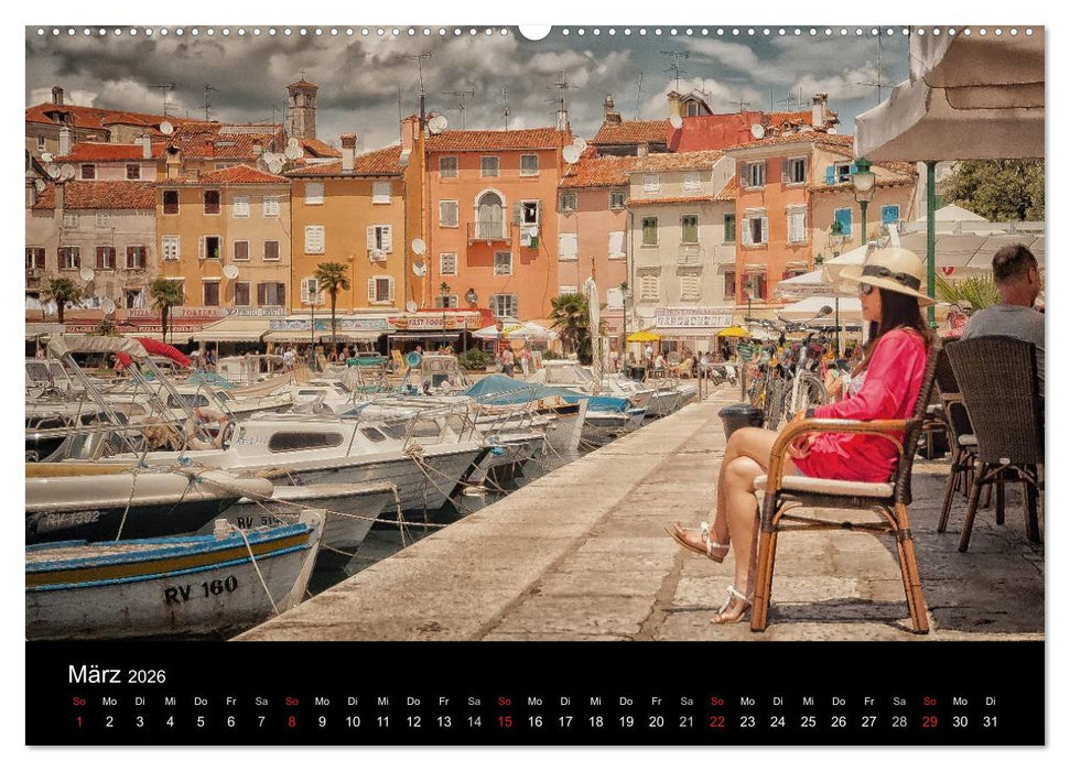 Rovinj Impressionen (CALVENDO Premium Wandkalender 2026)