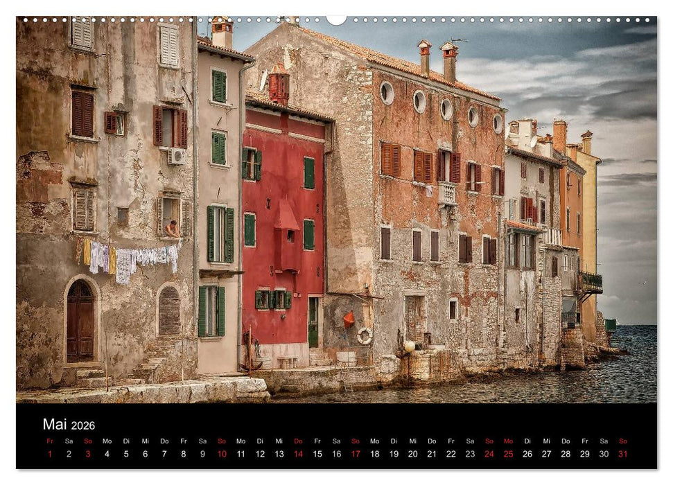 Rovinj Impressionen (CALVENDO Premium Wandkalender 2026)