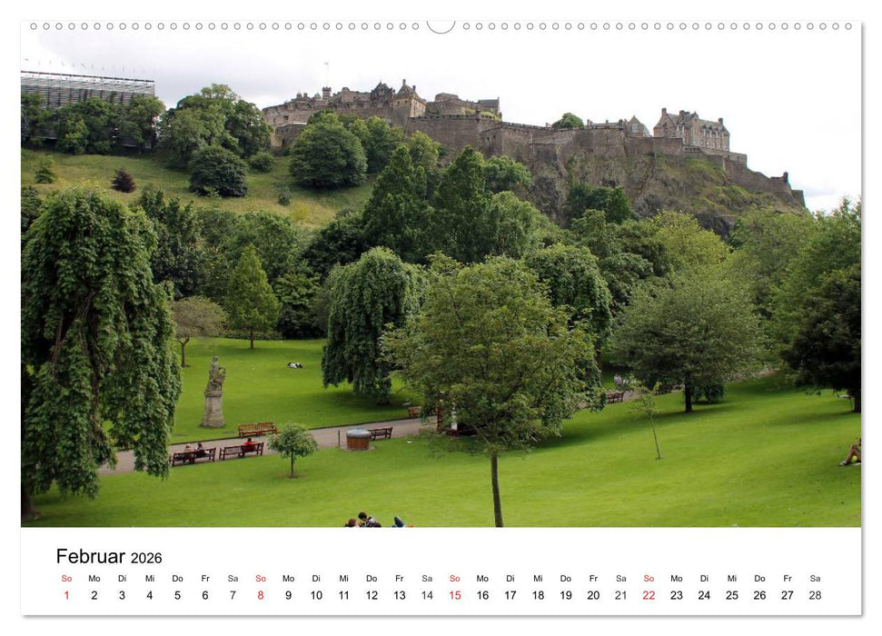 Schottlands Hauptstadt Edinburgh (CALVENDO Premium Wandkalender 2026)
