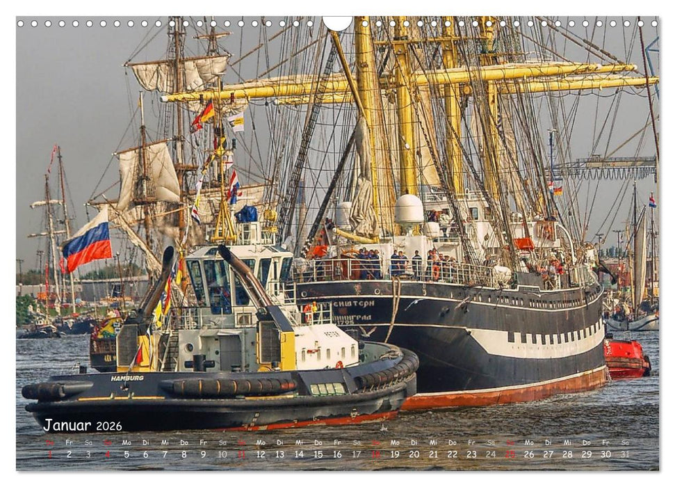 Hafengewusel (CALVENDO Wandkalender 2026)