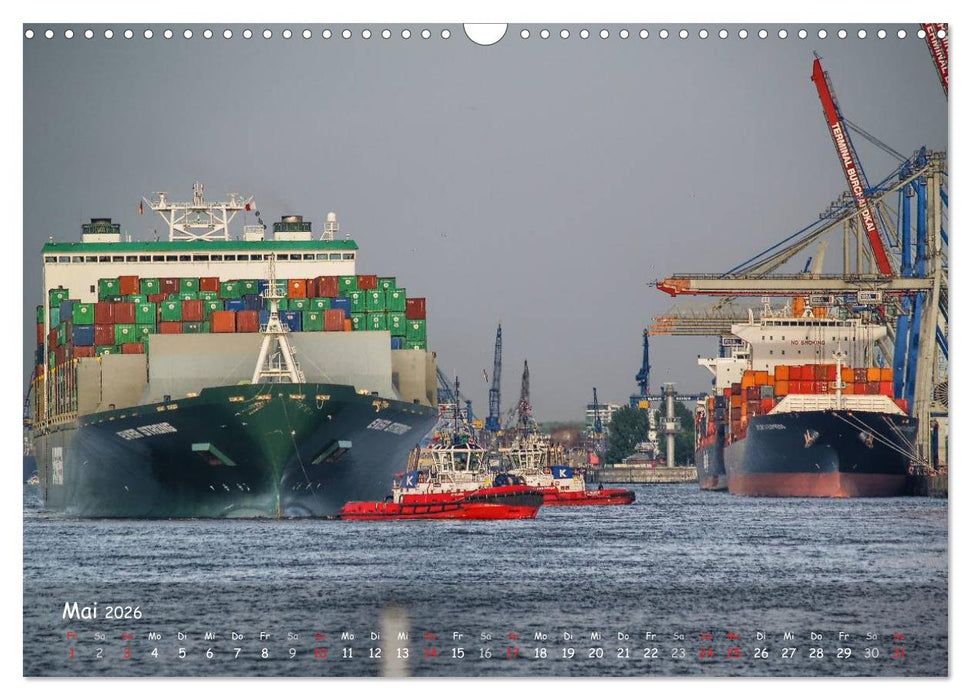 Hafengewusel (CALVENDO Wandkalender 2026)