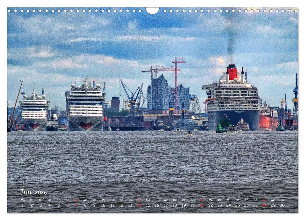 Hafengewusel (CALVENDO Wandkalender 2026)