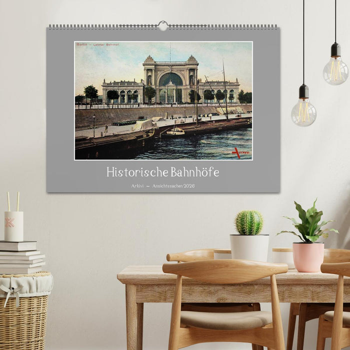 Historische Bahnhöfe (CALVENDO Wandkalender 2026)
