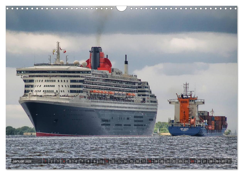 Rennstrecke Unterelbe (CALVENDO Wandkalender 2026)