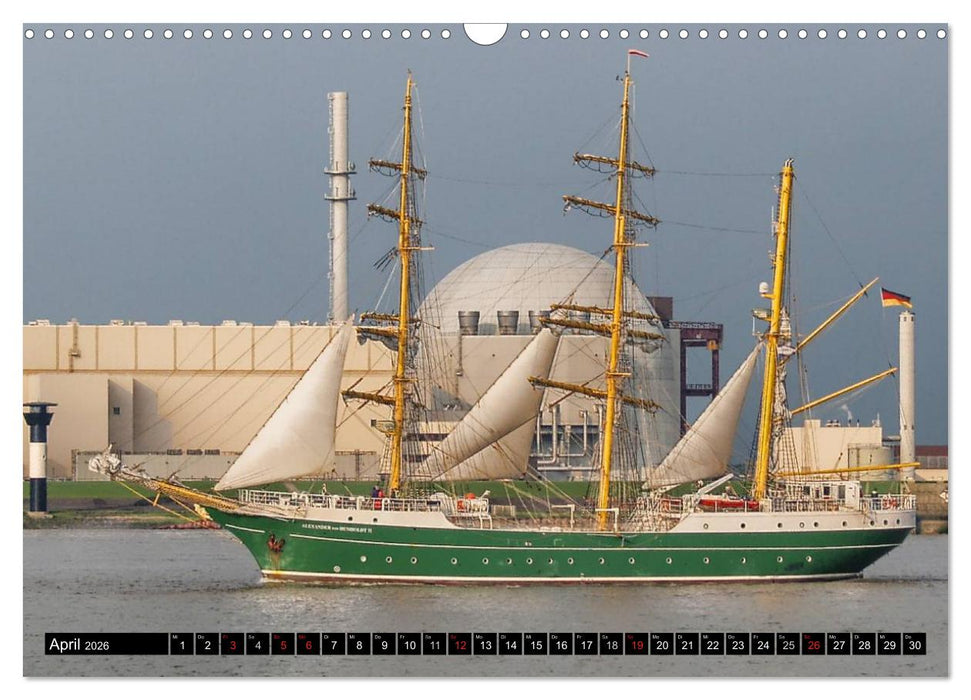 Rennstrecke Unterelbe (CALVENDO Wandkalender 2026)