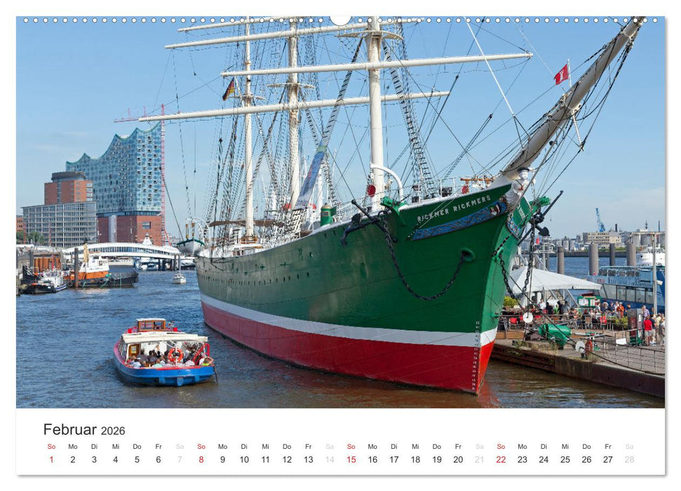 Hamburg (CALVENDO Premium Wandkalender 2026)