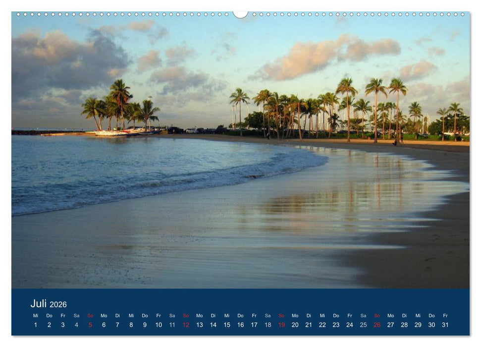 Traumstrände (CALVENDO Premium Wandkalender 2026)
