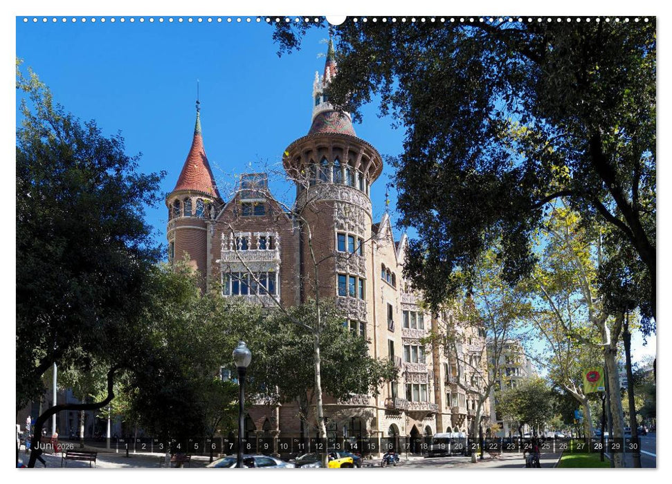 Barcelona - Von Gotik bis Modernisme (CALVENDO Premium Wandkalender 2026)