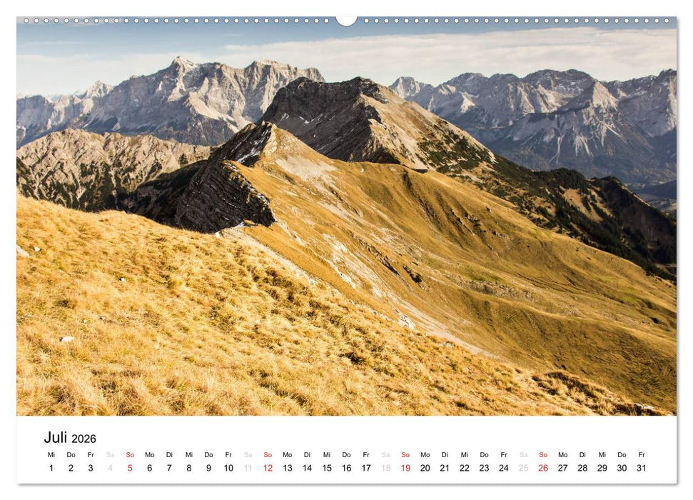 Bergpixel "kreuz und quer durch die Alpen" (CALVENDO Premium Wandkalender 2026)