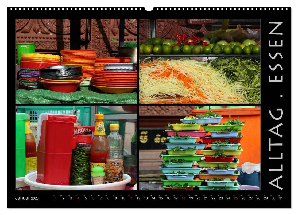 Kambodscha - Highlights aus Asien 2026 (CALVENDO Premium Wandkalender 2026)