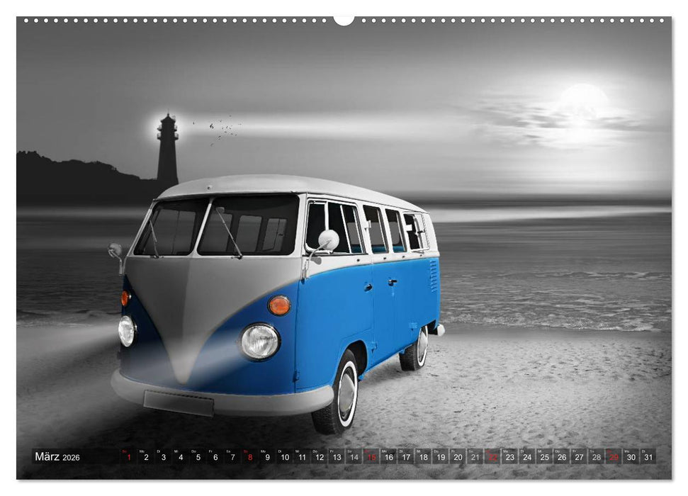 Oldtimer auf Reisen (CALVENDO Premium Wandkalender 2026)