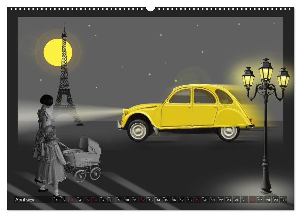 Oldtimer auf Reisen (CALVENDO Premium Wandkalender 2026)