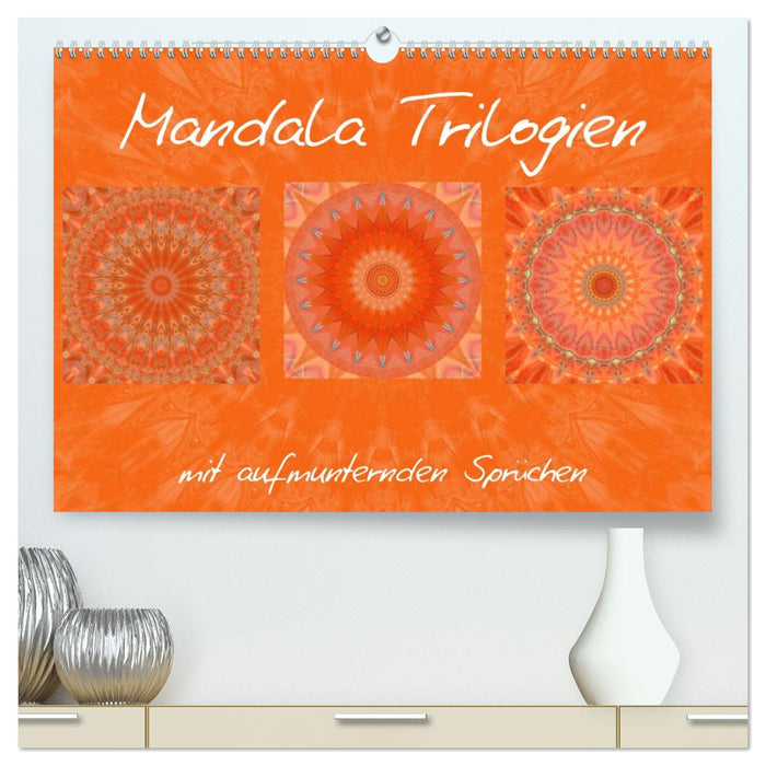 Mandala Trilogien (CALVENDO Premium Wandkalender 2026)