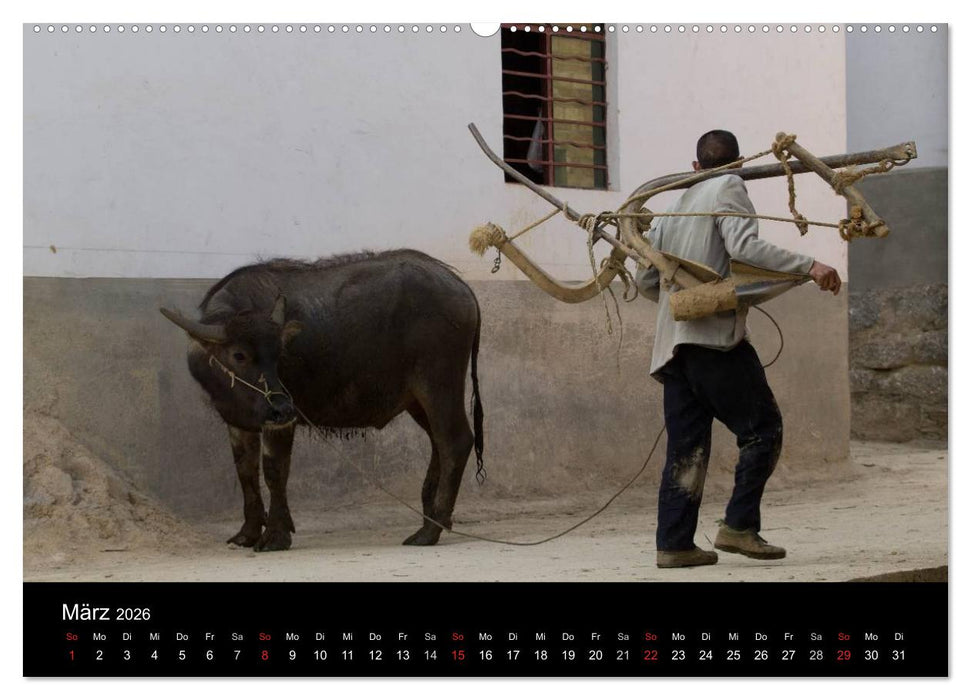 Yunnan - Reiseimpressionen (CALVENDO Wandkalender 2026)