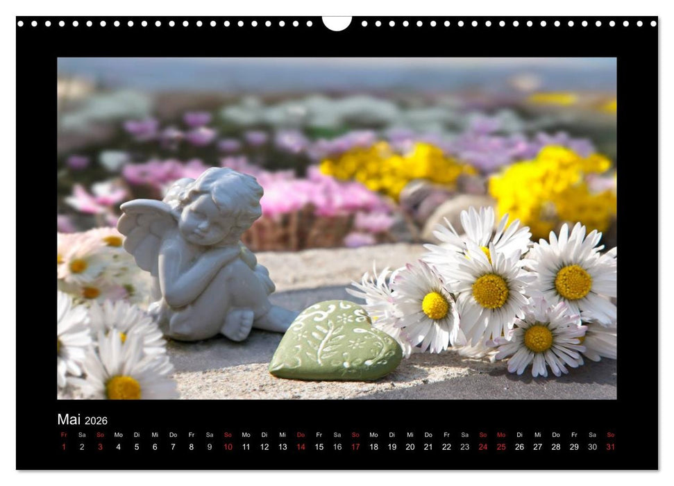 Engel für Glück & Schutz (CALVENDO Wandkalender 2026)