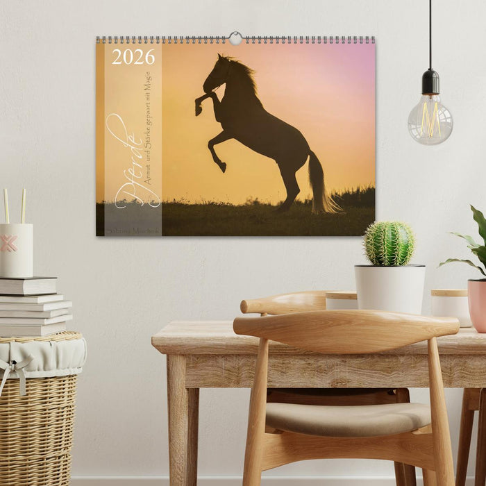 Pferde - Anmut und Stärke gepaart mit Magie (CALVENDO Wandkalender 2026)