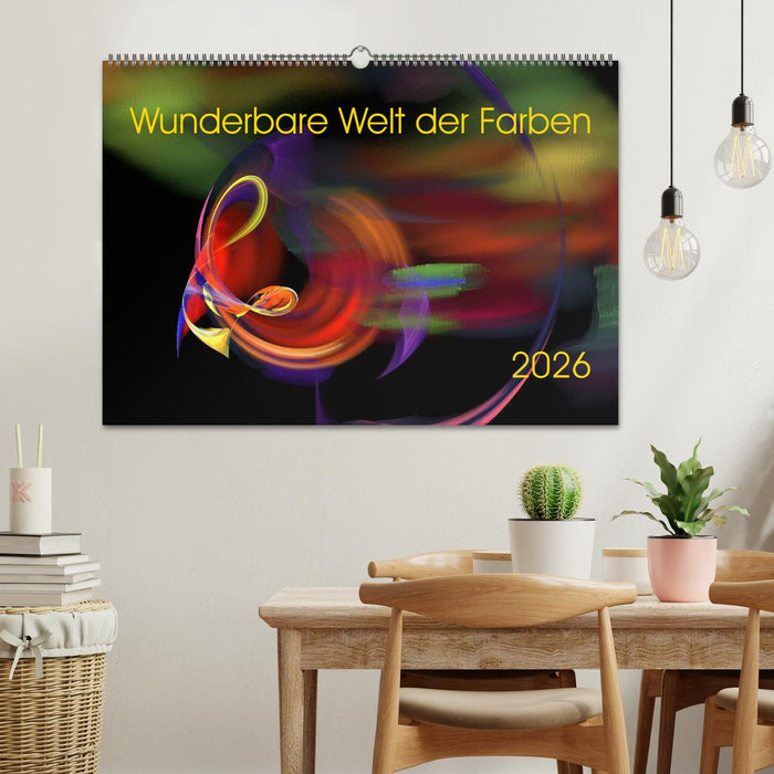 Wunderbare Welt der Farben 2026 (CALVENDO Wandkalender 2026)