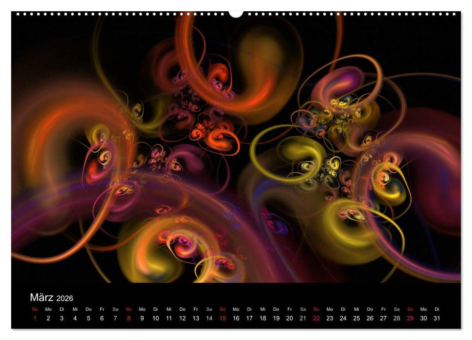 Wunderbare Welt der Farben 2026 (CALVENDO Wandkalender 2026)