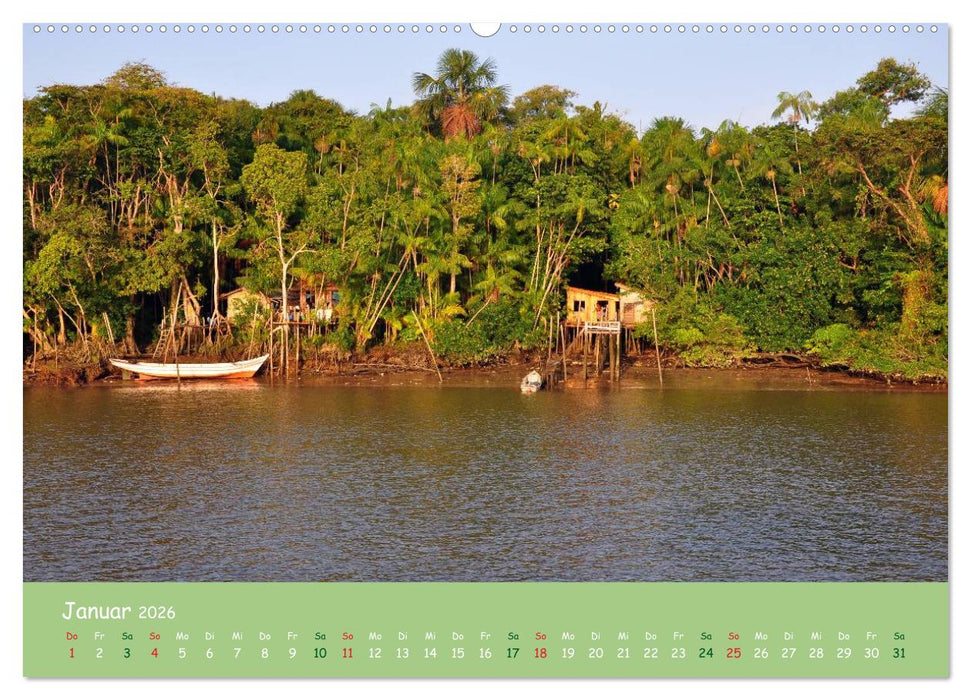 Am Amazonas (CALVENDO Premium Wandkalender 2026)