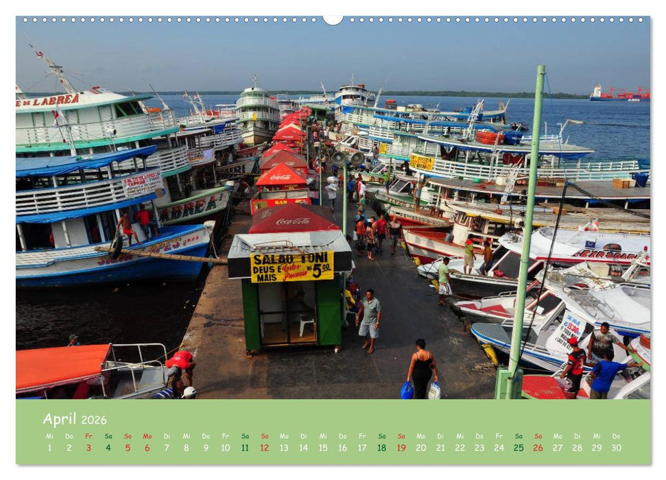 Am Amazonas (CALVENDO Premium Wandkalender 2026)