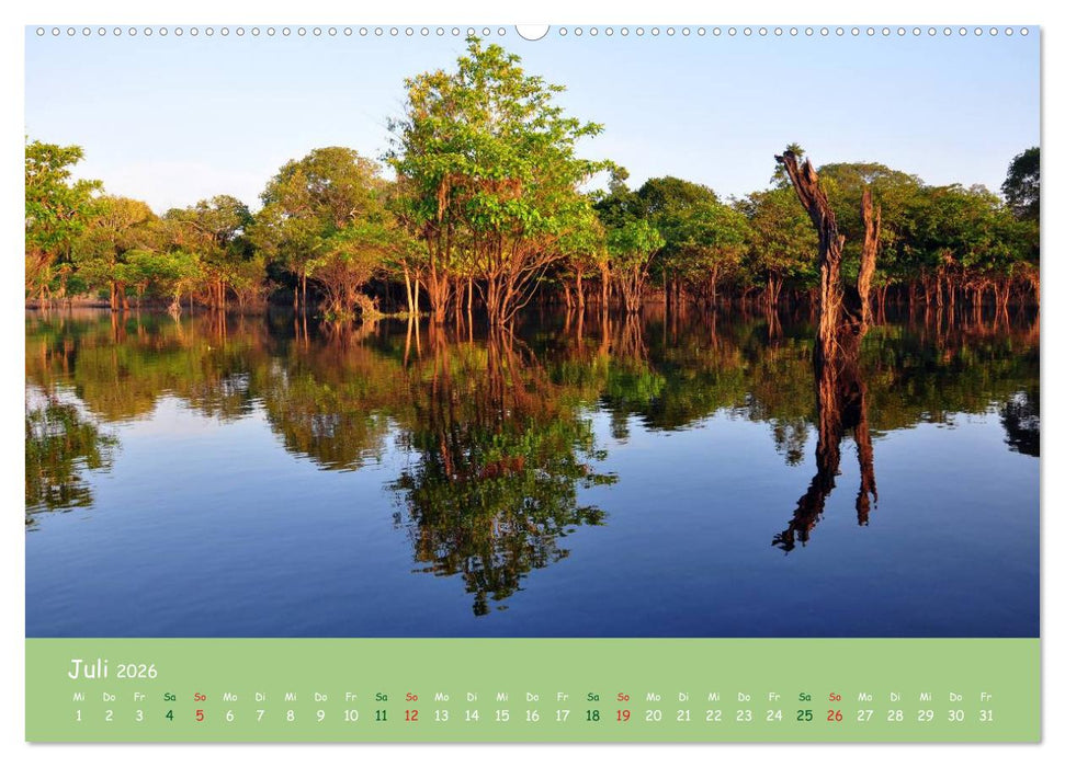 Am Amazonas (CALVENDO Premium Wandkalender 2026)