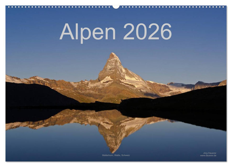Alpen (CALVENDO Wandkalender 2026)