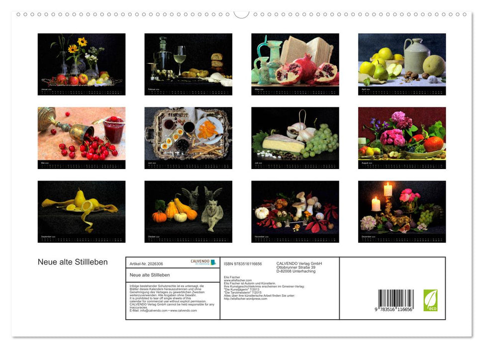 Neue alte Stillleben (CALVENDO Premium Wandkalender 2026)