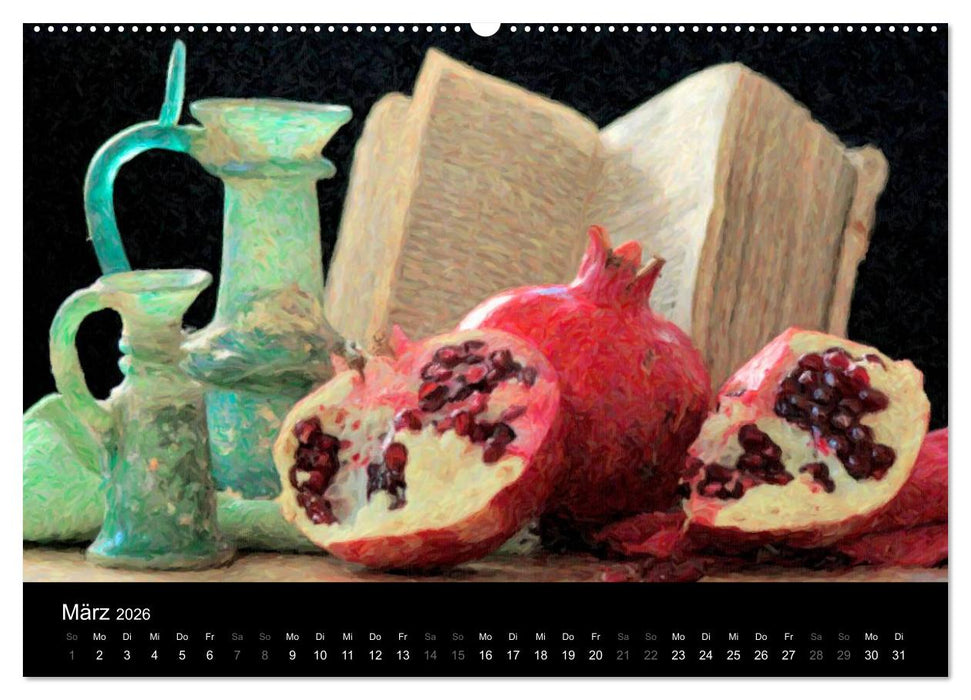 Neue alte Stillleben (CALVENDO Premium Wandkalender 2026)