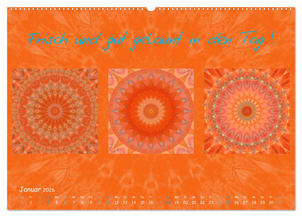 Mandala Trilogien (CALVENDO Wandkalender 2026)