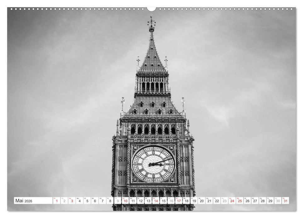 London Stadt an der Themse (CALVENDO Wandkalender 2026)