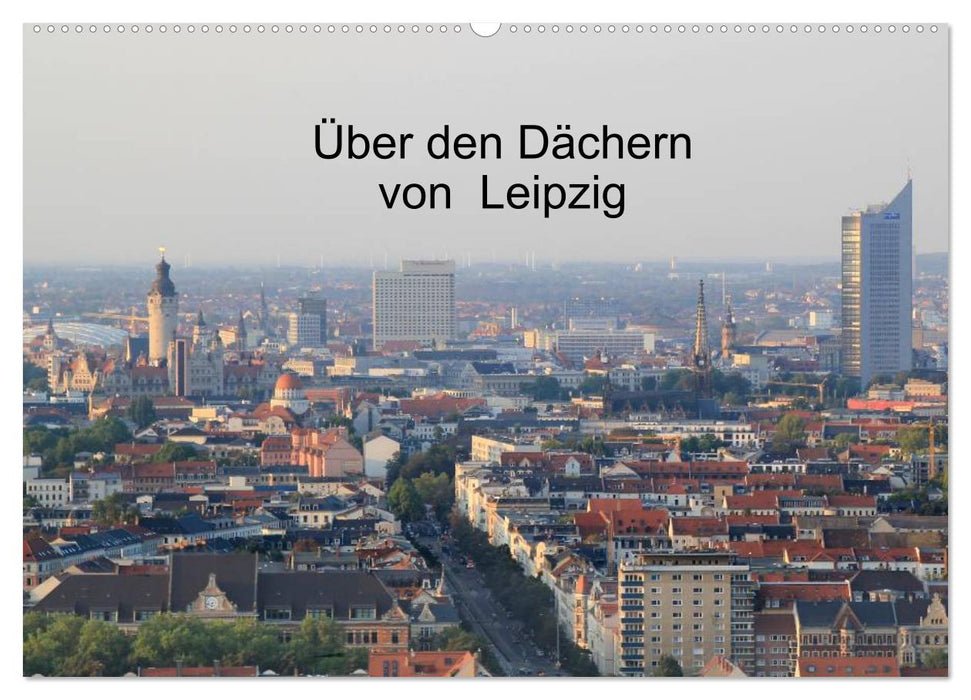 Über den Dächern von Leipzig (CALVENDO Wandkalender 2026)