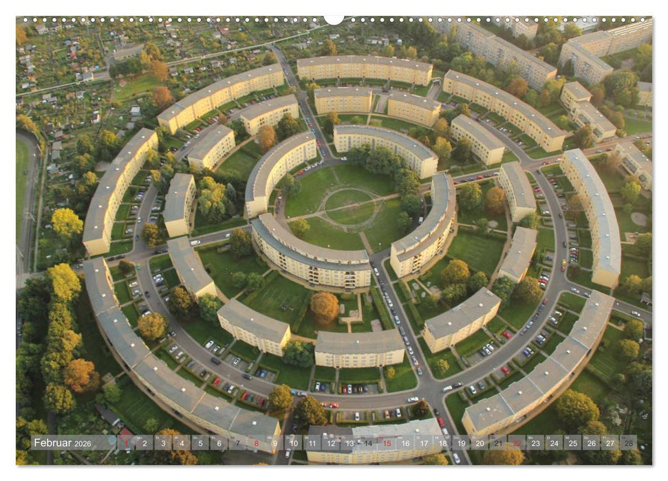 Über den Dächern von Leipzig (CALVENDO Wandkalender 2026)