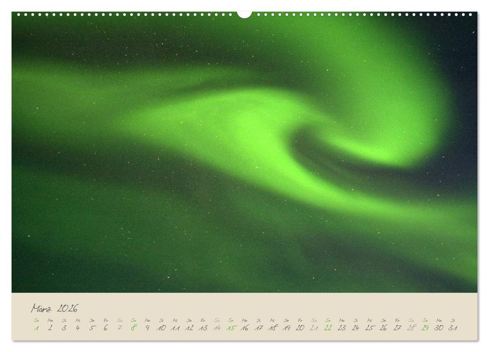 Zauber des Nordlichts - Aurora borealis (CALVENDO Premium Wandkalender 2026)