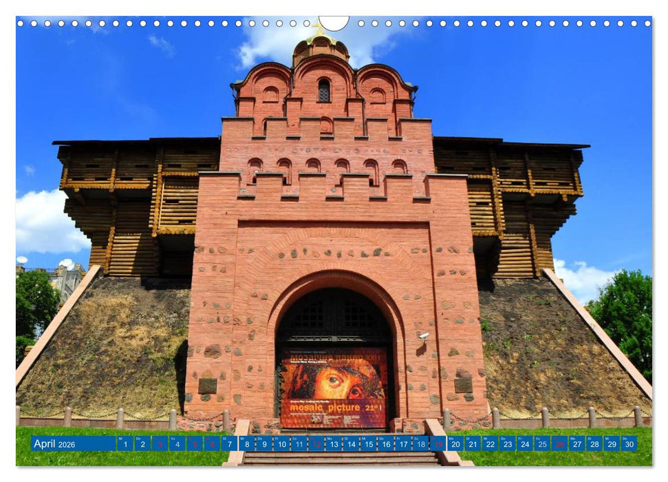 Kiew - Hauptstadt der Ukraine (CALVENDO Wandkalender 2026)