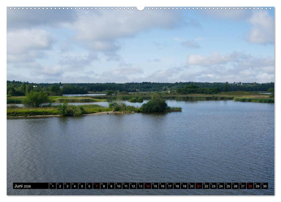 Flussfahrt Moskau - St. Petersburg (CALVENDO Wandkalender 2026)