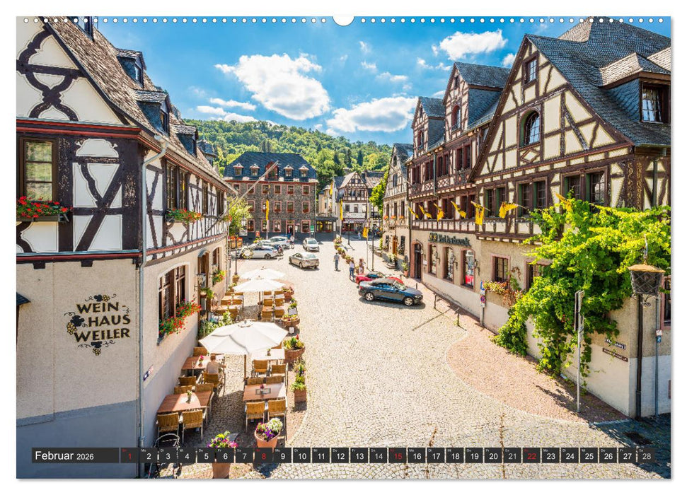 Oberwesel - Stadt der Türme (CALVENDO Premium Wandkalender 2026)
