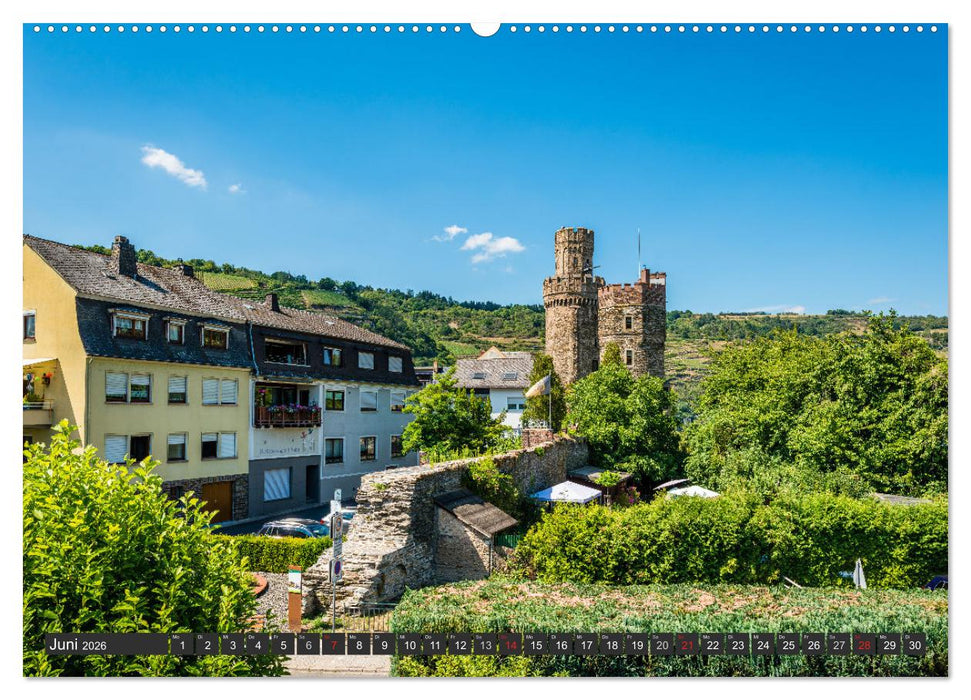Oberwesel - Stadt der Türme (CALVENDO Premium Wandkalender 2026)
