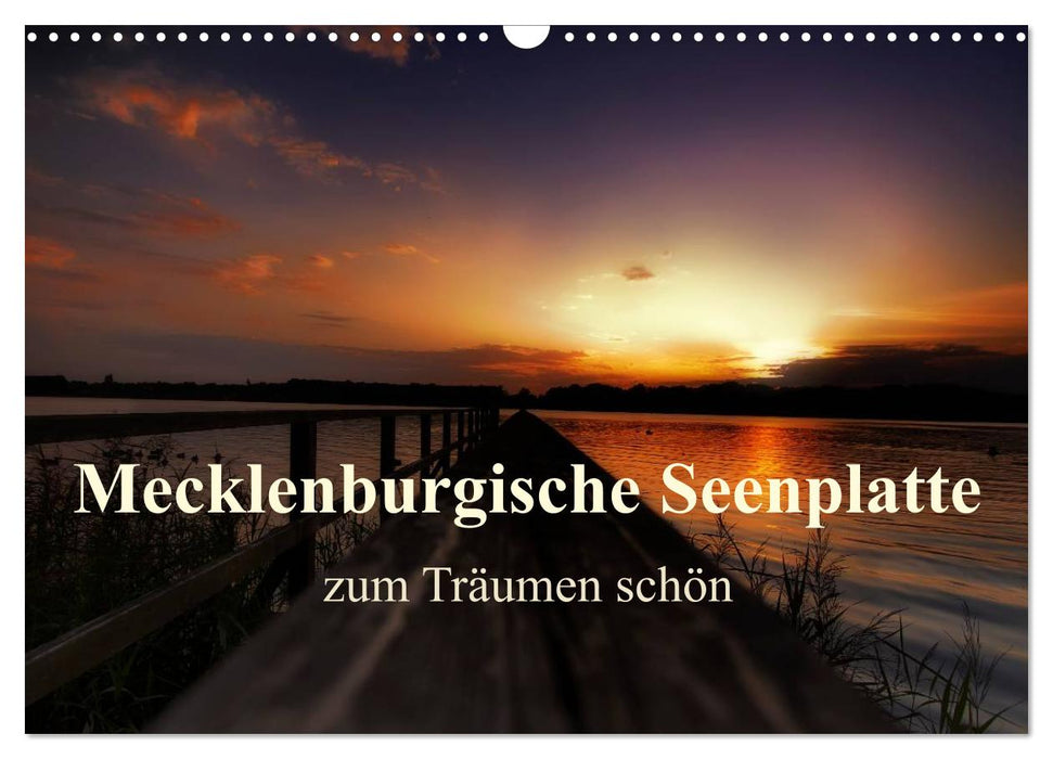 Mecklenburgische Seenplatte - zum Träumen schön (CALVENDO Wandkalender 2026)