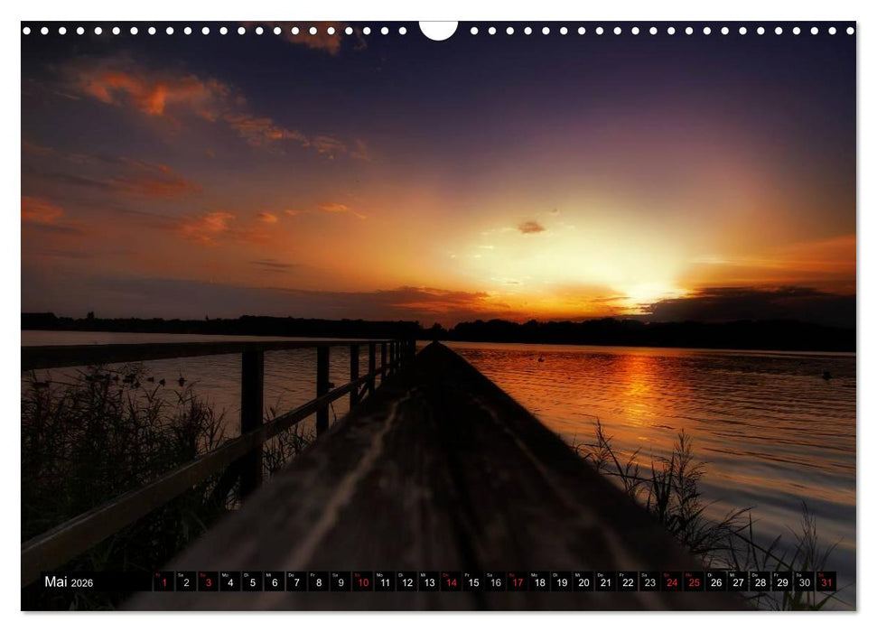 Mecklenburgische Seenplatte - zum Träumen schön (CALVENDO Wandkalender 2026)