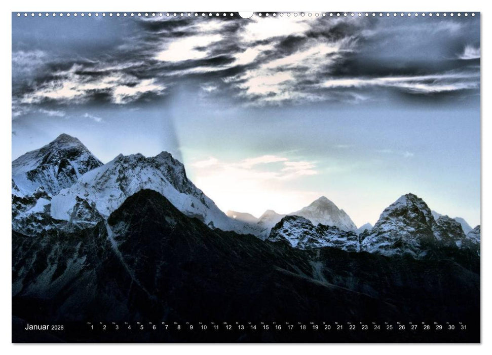 Himalaya - Gipfel des Sagarmatha Nationalparks (CALVENDO Wandkalender 2026)