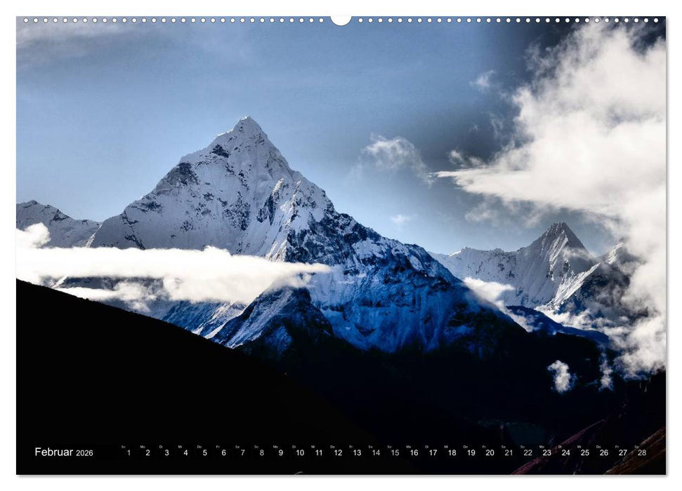 Himalaya - Gipfel des Sagarmatha Nationalparks (CALVENDO Wandkalender 2026)