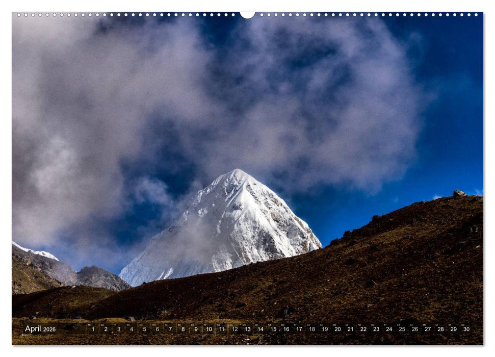 Himalaya - Gipfel des Sagarmatha Nationalparks (CALVENDO Wandkalender 2026)