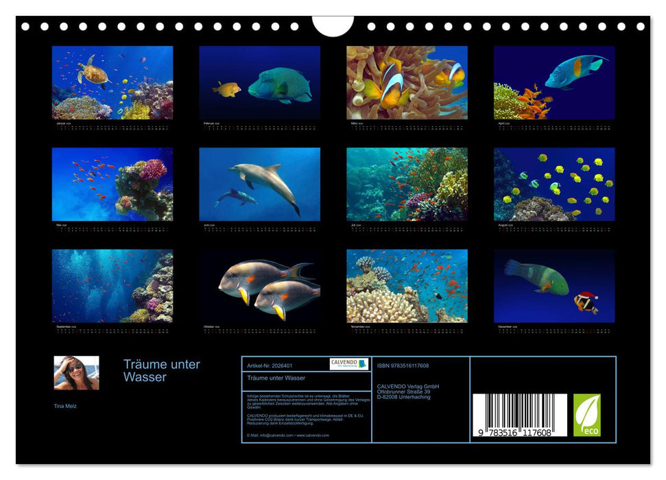 Träume unter Wasser (CALVENDO Wandkalender 2026)