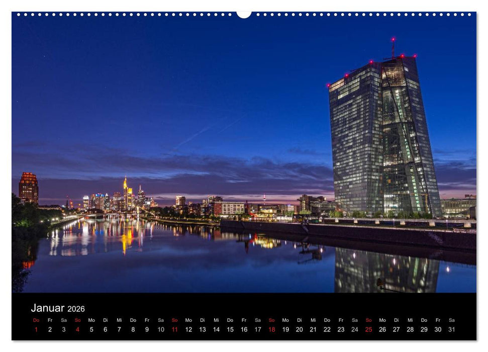 Frankfurt am Main (CALVENDO Premium Wandkalender 2026)