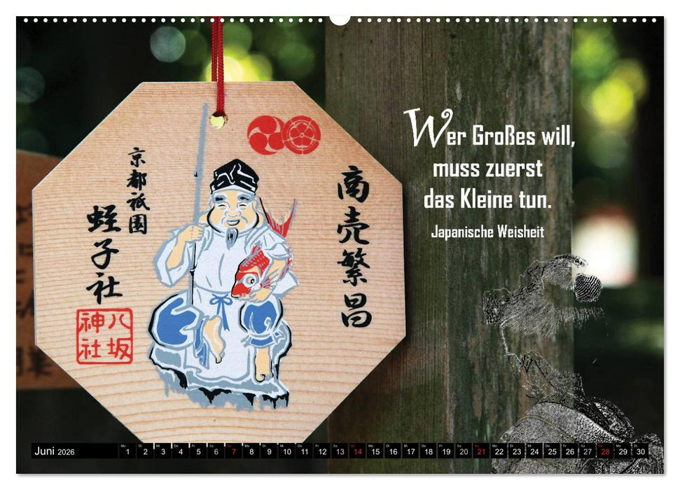 Spirituelles aus Asien - Weisheiten 2026 (CALVENDO Premium Wandkalender 2026)