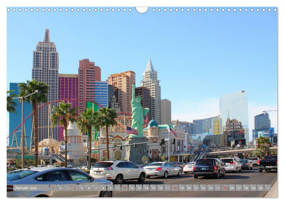 Las Vegas - Nevada (CALVENDO Wandkalender 2026)