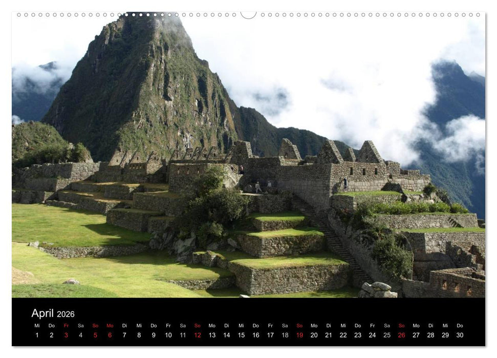 Machu Picchu - Die Stadt in den Wolken (CALVENDO Premium Wandkalender 2026)