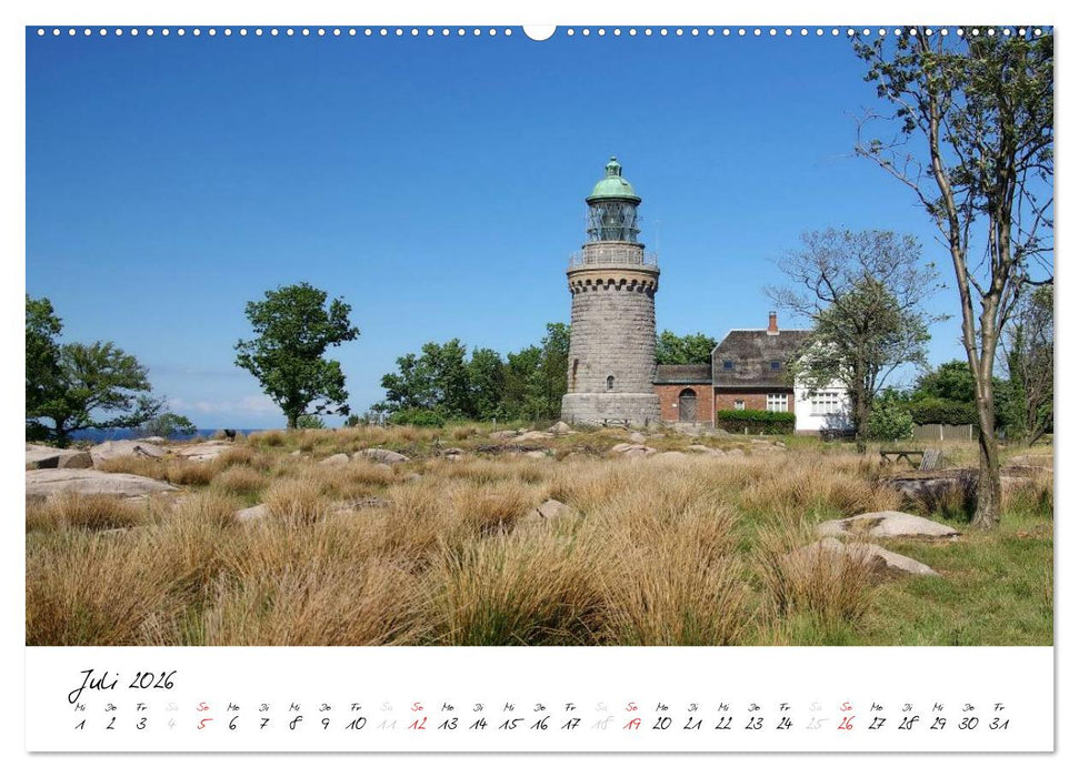Leuchttürme PUR (CALVENDO Premium Wandkalender 2026)