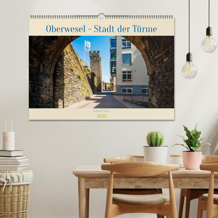 Oberwesel - Stadt der Türme (CALVENDO Wandkalender 2026)
